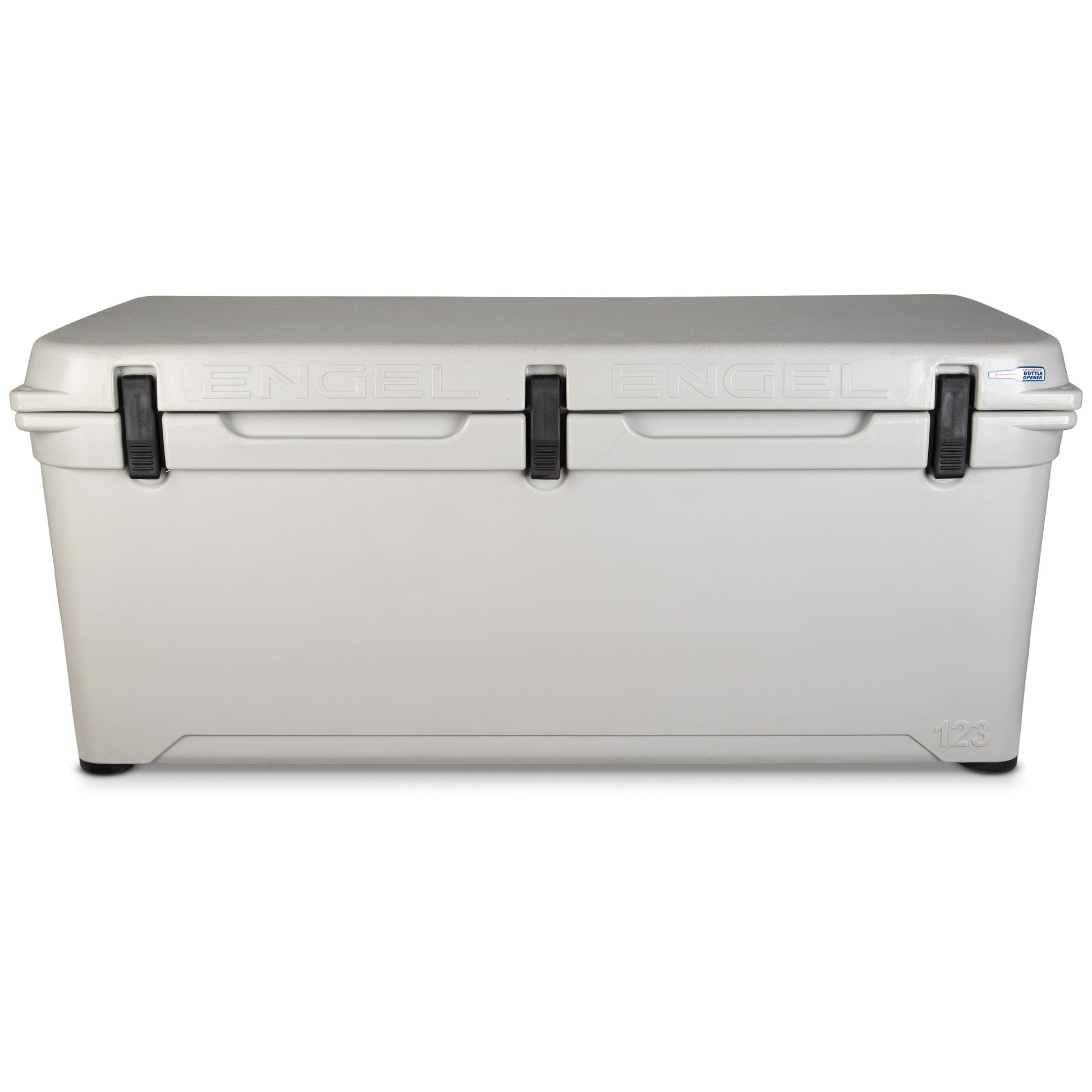 A Engel Coolers Engel 123 High Performance Hard Cooler and Ice Box on a white background.