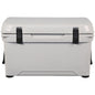 A durable Engel 35 High Performance Hard Cooler and Ice Box with black handles.