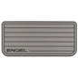 A SeaDek® Grey Teak Pattern Non-Slip Marine Cooler Topper with the word Engel on it, designed for marine environments.