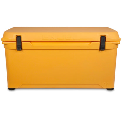 A Engel Coolers Engel 80 High Performance Hard Cooler and Ice Box on a white background.
