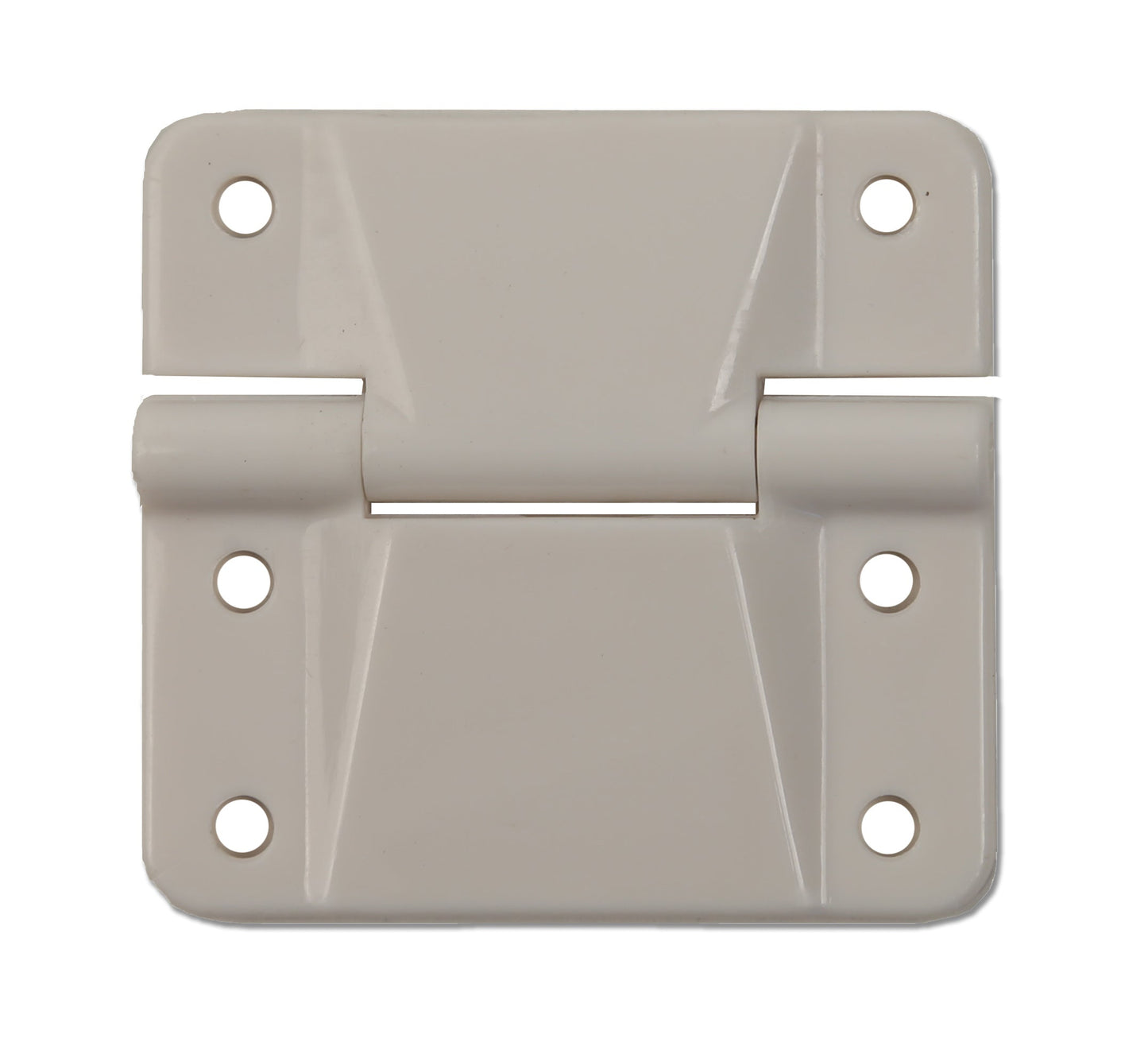 A white Engel Coolers Plastic Drybox Hinge (Single Hinge) on a white background.
